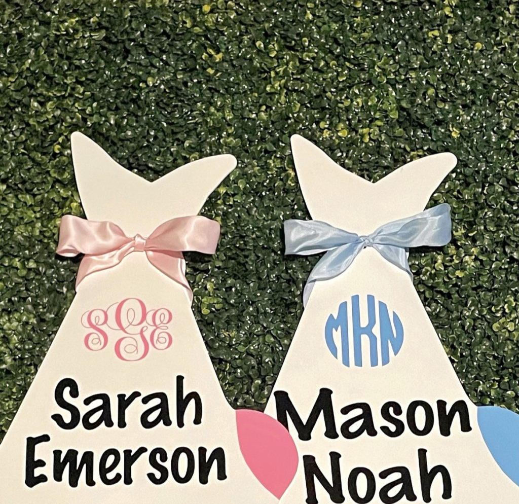 Monogrammed Bundles - Stork rental in Georgia